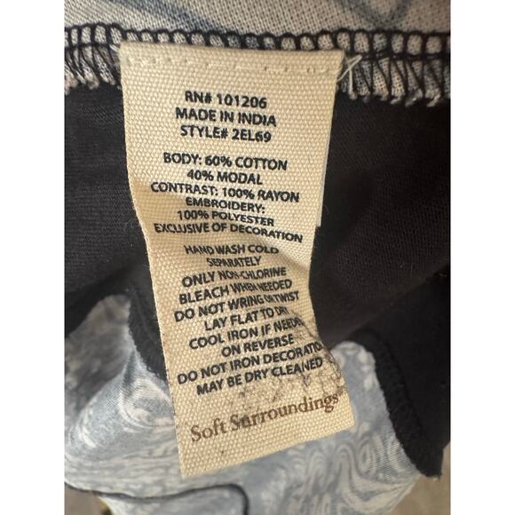 Soft Surroundings Sultana Maxi Dress Embroidered, Beaded and Sequin Embellished - Picture 8 of 10